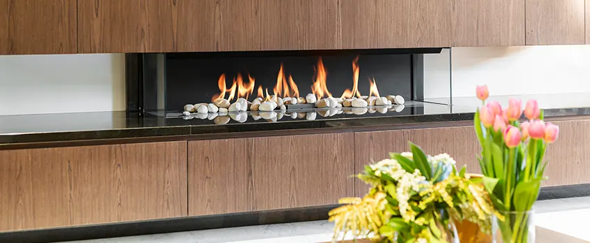 Double-height Fireplace Design Refurbishment in Greenfield, California